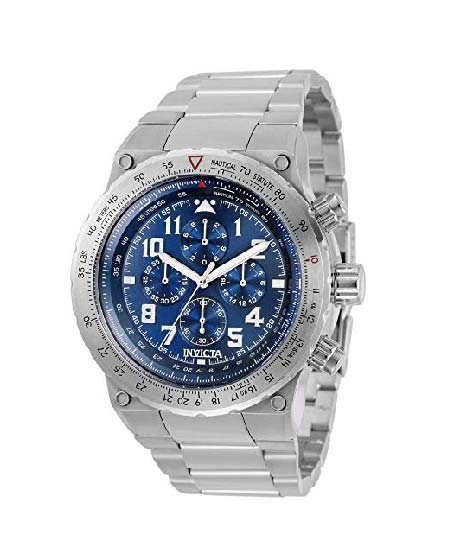 iShopping - Invicta Aviator Chronograph Men's Watch Silver (31586) 