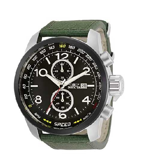 iShopping - Invicta Aviator Quartz Men's Watch Black (30732)