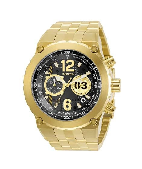 iShopping - Invicta Aviator Stainless Steel Men's Watch Gold (31592)
