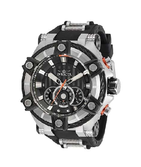iShopping - Invicta Bolt Analogue Men's Watch Silver/Black (30045)