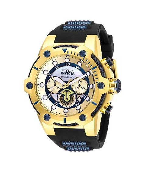 iShopping - Invicta Bolt Chronograph Men's Watch Black-Blue (28037)