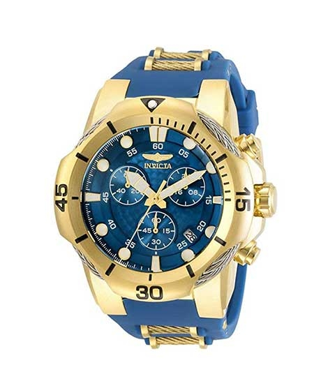 iShopping - Invicta Bolt Chronograph Men's Watch Gold-Silver (31169)