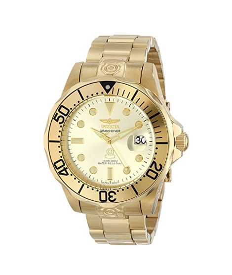 iShopping - Invicta Grand Diver Men's Watch Gold (3051)