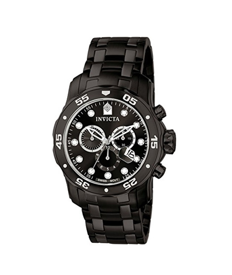 iShopping - Invicta Pro Diver Chronograph Men's Watch Black (0076)