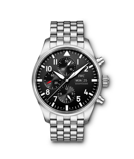 iShopping - IWC Pilots Chronograph Men's Watch Silver (IW377710)