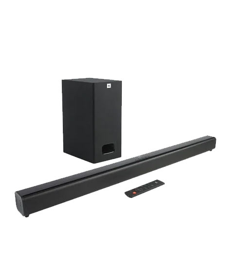 iShopping - JBL Bar 2.1 Channel Soundbar with Wired Subwoofer Black (SB130)
