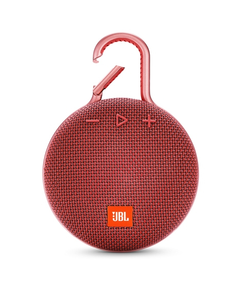 iShopping - JBL Clip 3 Waterproof Portable Bluetooth Speaker Fiesta Red