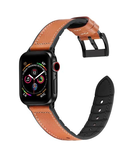 iShopping - Jcpal Gentry Premium Leather Band for Apple Watch 38/40/41mm Coffee Brown (JCP3948)