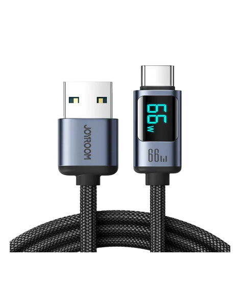 iShopping - Joyroom 66W LED Display Type-C Cable Black (S-AC066A16)