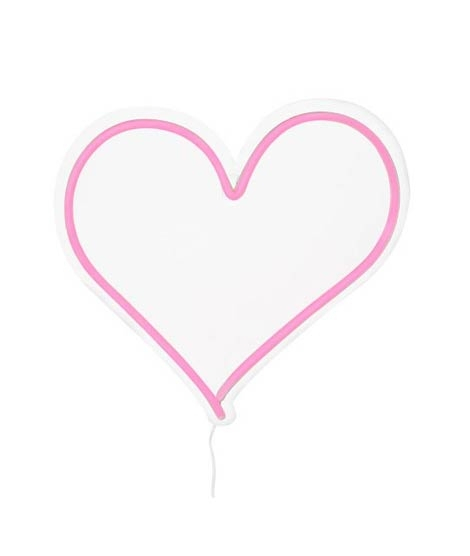iShopping - Premier Home Neon LED Heart Light - Pink (2502195)
