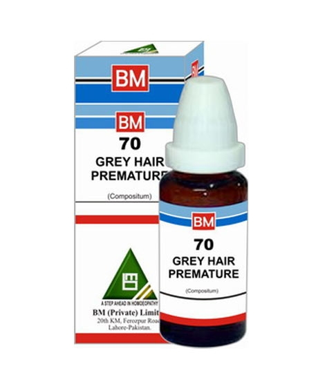 iShopping - BM Homoeopathy Grey Hair Premature Drops - Pack Of 2