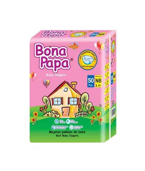 iShopping - Bona Papa Plus Baby Diapers New Born Size - 50 Pcs (KBC029)