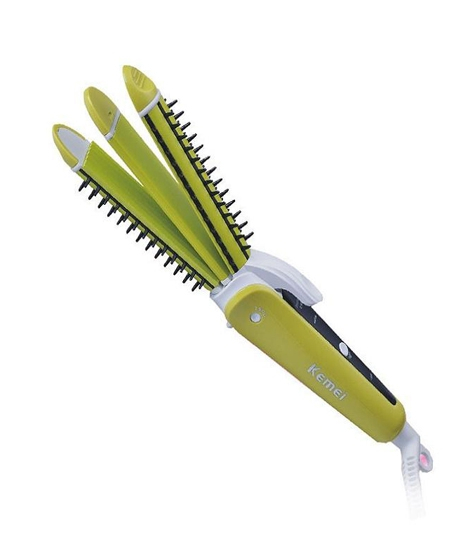 iShopping - Kemei 3 In 1 Professional Ceramic Hair Curler (Km-6877)