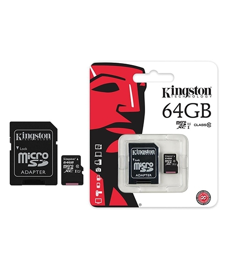 iShopping - Kingston 64GB microSDXC Memory Card with Adapter