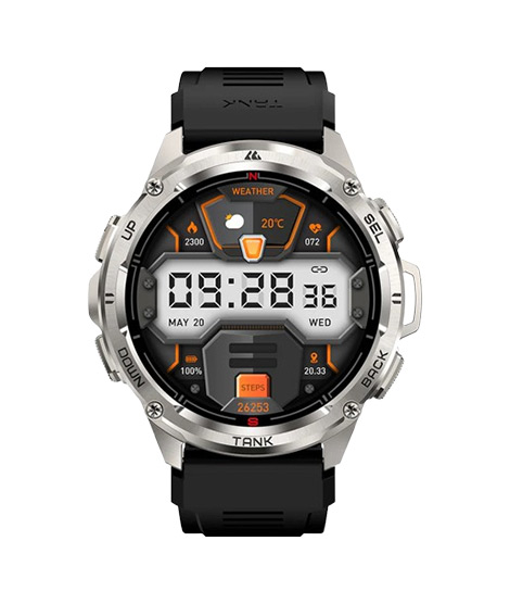iShopping - Kospat Tank T3 Ultra Smart Watch-Silver