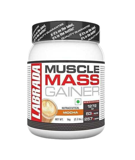 iShopping - Labrada Muscle Mass Gainer Protein Supplements - Mocha 4lbs
