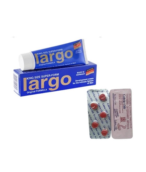 iShopping - Largo Cream Erection Black Cobra 150 Tablets For Men