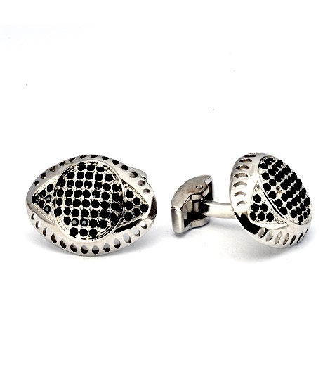iShopping - Leena Impex Men's Cufflink Silver (0069)