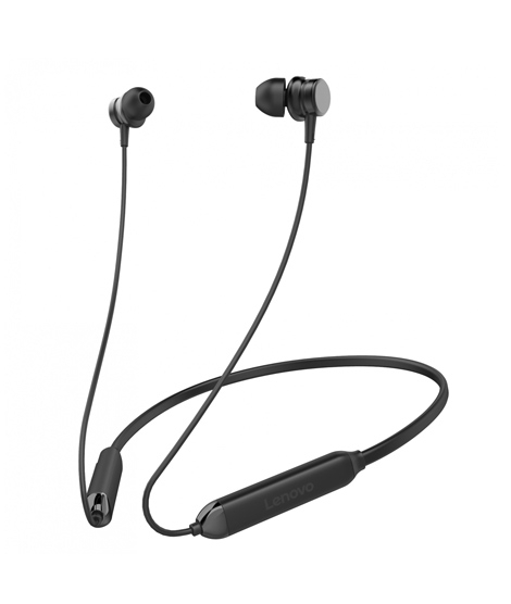 iShopping - Lenovo Neckband Bluetooth Headset Black (QE63)