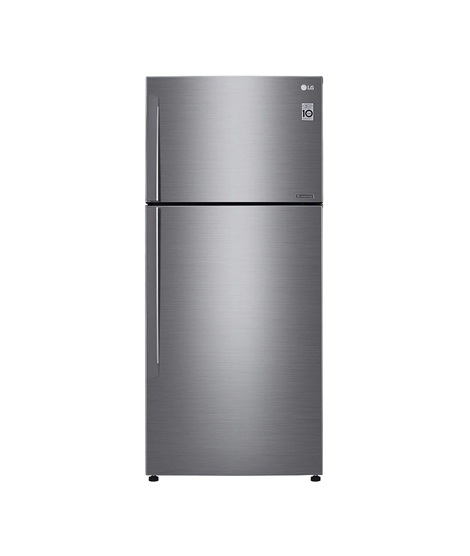 iShopping - LG Inverter Freezer-On-Top Refrigerator 17 Cu Ft Platinum Silver (GN-C680HLCU)