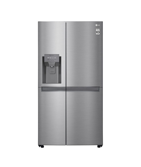 iShopping - LG Side by Side Smart Refrigerator 21 Cu Ft Platinum Silver (GR-L247SLKV)