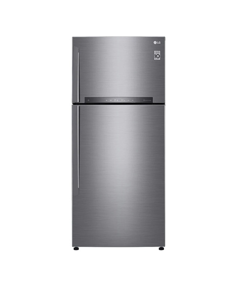 iShopping - LG Smart Inverter Freezer-On-Top Refrigerator 21 Cu Ft Platinum Silver (GR-H842HLHL)