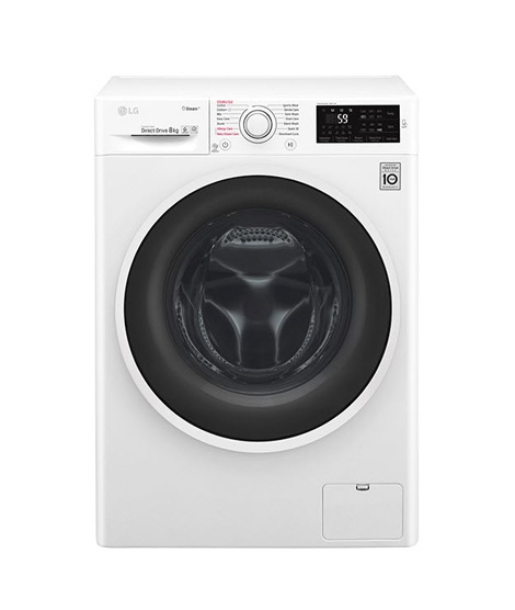 iShopping - LG Front Load Fully Automatic Washing Machine 8 KG (F4J6TNP8S)