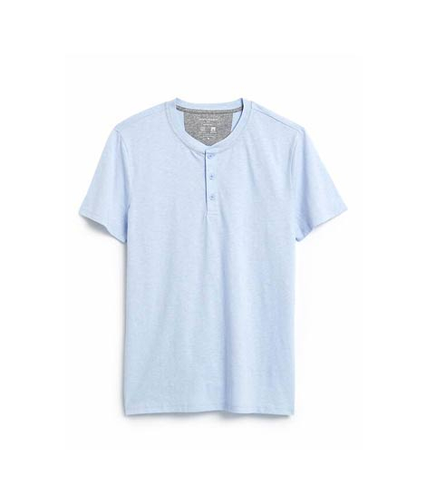iShopping - MBN Textile Men's Plain T shirt Sky Blue - 1 Pcs