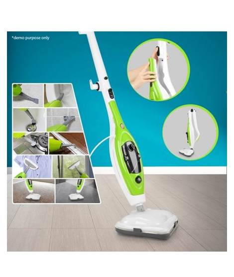 iShopping - Linea Tielle 10-in-1 Steam Sweeper Vaccum Cleaner 1300W Green