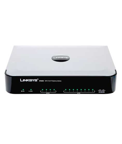 iShopping - Linksys VoIP 8-Port Telephone Gateway Adaptor (SPA8000-G5)