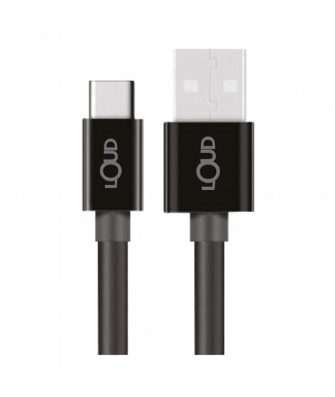 iShopping - Loud Micro USB Type-C Data Cable Black (C220)