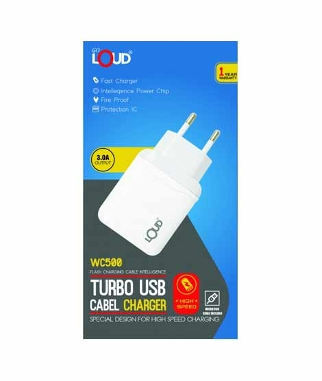iShopping - Loud Turbo USB Cable Charger (WC500)