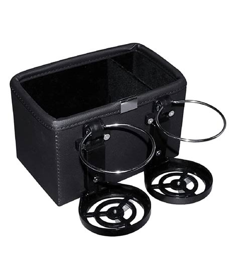 iShopping - M-Mart Car Armrest Storage Holder Tissue Box - Black