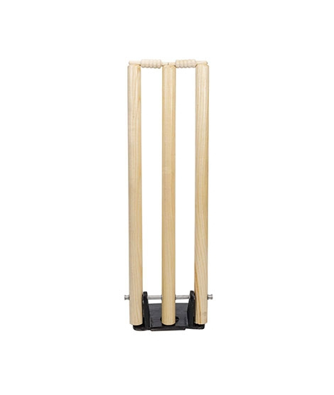 iShopping - M Toys Wooden Cricket Wickets With Metal Base (0833)