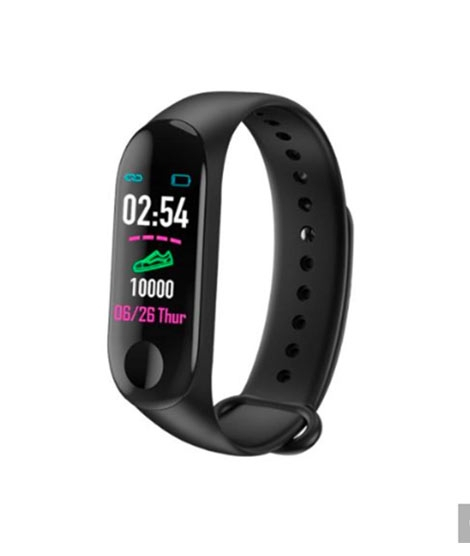 iShopping - M.Mart M3 Bluetooth Sport Band Black (0483)