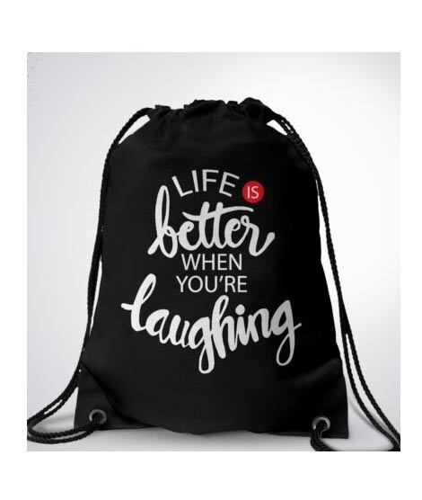 iShopping - Traverse Laughing Digital Printed Drawstring Bag (T523DRSTR)