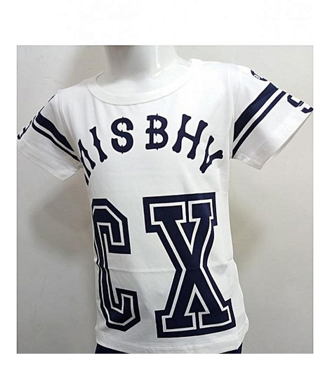 iShopping - Madina Fashion Best Hosiery T-Shirt For Boys White (T-130)