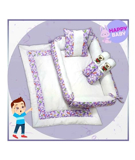 iShopping - Maguari Baby Bed Set 5 Pcs Purple (0534)