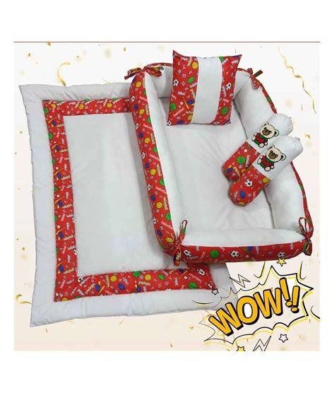 iShopping - Maguari Baby Bed Set 5 Pcs Red (0537)