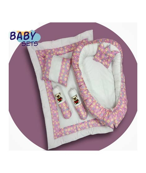 iShopping - Maguari Baby Bed Set 6 Pcs Pink (0529)