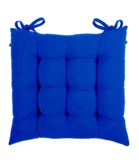 iShopping - Maguari Cotton Chair Pads Dark Blue