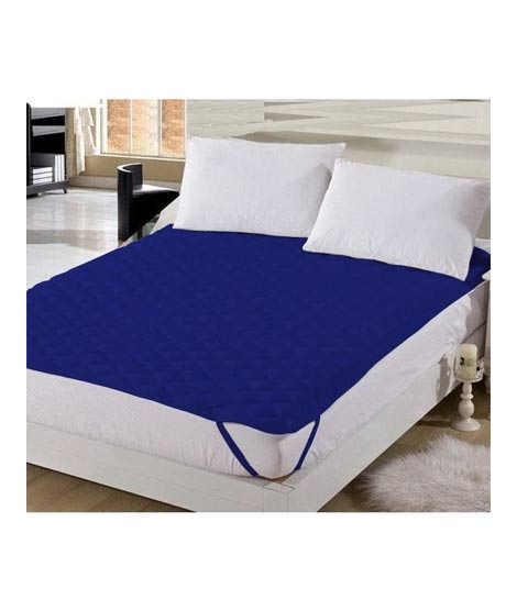 iShopping - Maguari Double Mattress Pad Topper Blue