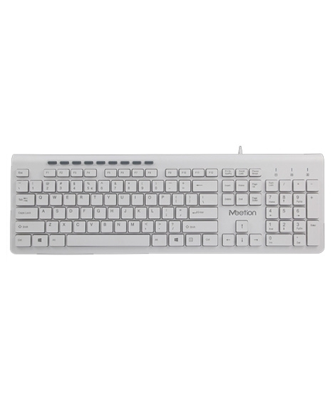 iShopping - Meetion Multimedia Ultrathin Keyboard White (K842M)