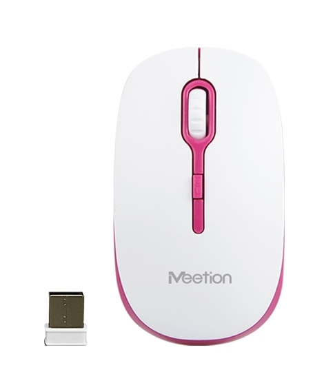 iShopping - Meetion Optical USB Wireless Mouse Red (R547)