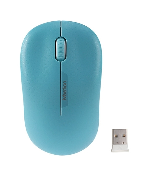 iShopping - Meetion USB Wireless Mouse Cyan (R545)