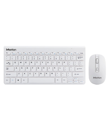 iShopping - Meetion Wireless Keyboard And Mouse Combo White (MINI-4000)