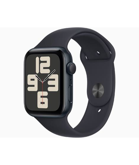 iShopping - Apple Watch SE 2023 Midnight Aluminum Case With Sport Band-Midnight-44mm-GPS