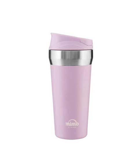 iShopping - Premier Home Mimo Lilac Travel Mug - 380ml Pink (1405184)