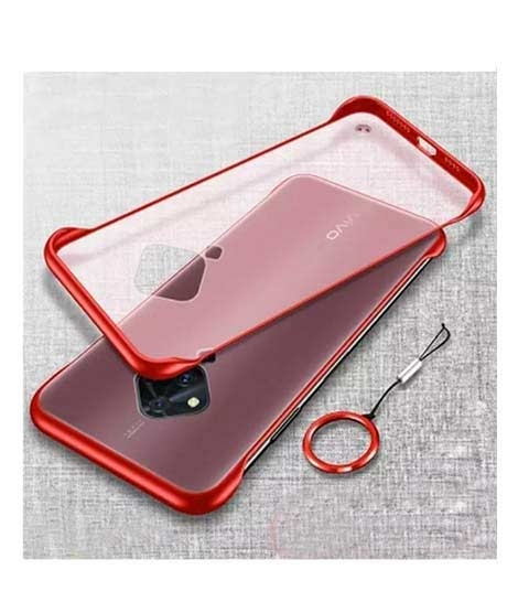 iShopping - MISC Frameless Design Transparent Red Case For Vivo S1 Pro
