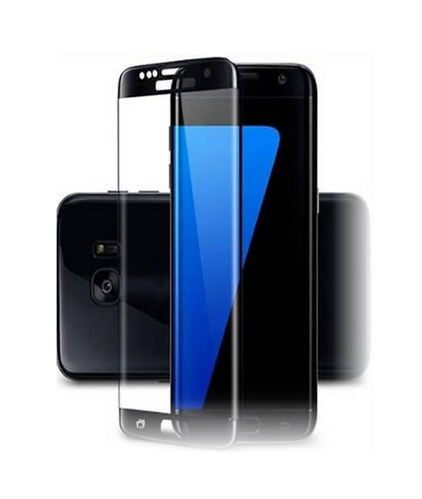 iShopping - MISC 3D Glass Screen Protector For Galaxy S6 Edge Black